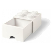 LEGO® úložný box 4 s šuplíkem - Bílá