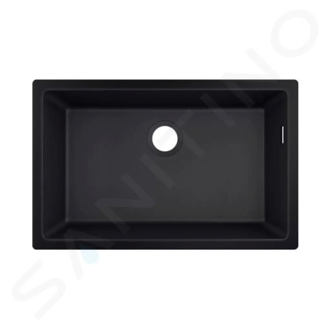 Hansgrohe 43432170 - Podstavný granitový dřez S510-U660, grafitová černá