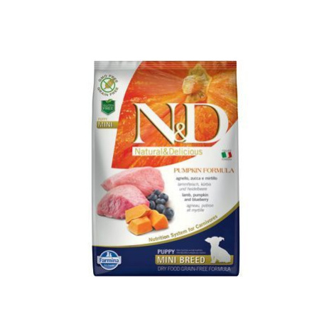 N&D Pumpkin Dog Puppy Mini Lamb & Blueberry 2,5kg