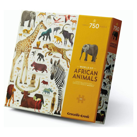 Puzzle Svět afrických zvířat 750 Crocodile Creek