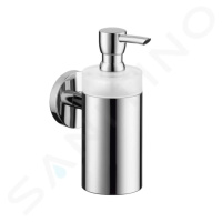 Hansgrohe 40514000 - Dávkovač mýdla s držákem, sklo/chrom