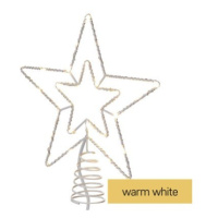 EMOS Standard LED spojovací vánoční hvězda KIFO 28,5 cm teplá bílá