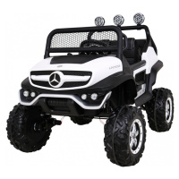 Tomido Elektrické autíčko Mercedes Unimog S, 4x4, 12V Bílé PA.JL199.BIA