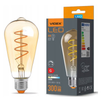 LED žárovka filament AMBER - E27 - 4W - ST64 - stmívatelná - teplá bílá