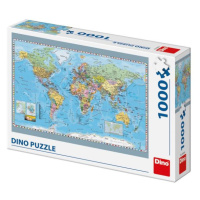 Puzzle Dino Politická Mapa Světa, výrobce Trefl.