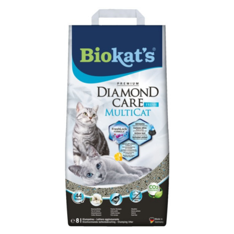 GimCat Biokat's Diamond Care MultiCat Fresh stelivo pro kočky 8 l Gimborn