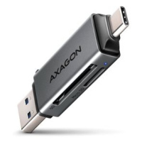 AXAGON CRE-DAC MINI card reader SD / microSD, UHS-I, SUPERSPEED USB-A + USB-C