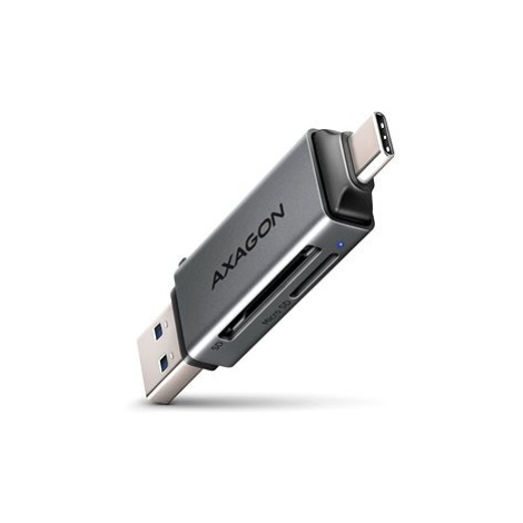 AXAGON CRE-DAC MINI card reader SD / microSD, UHS-I, SUPERSPEED USB-A + USB-C