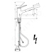 Hansgrohe 74806000 - Dřezová baterie, chrom