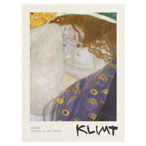 Obrazová reprodukce Danae - Gustav Klimt, 30x40 cm