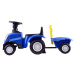 mamido  Dětské odrážedlo traktor s vlečkou modré