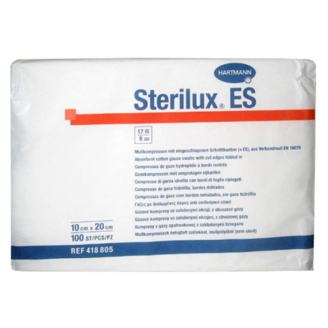 STERILUX Gáza kompres nesterilní 10 x 20 cm 100 kusů Hartmann