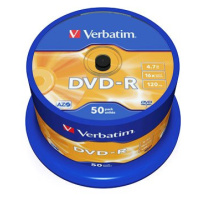 VERBATIM DVD-R AZO 4,7GB, 16x, spindle 50 ks