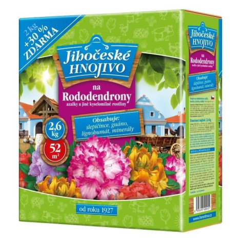 Bohatá zahrada Jihočeské hnojivo na rododendrony a azalky, 2 kg + 30 % zdarma (1202016)