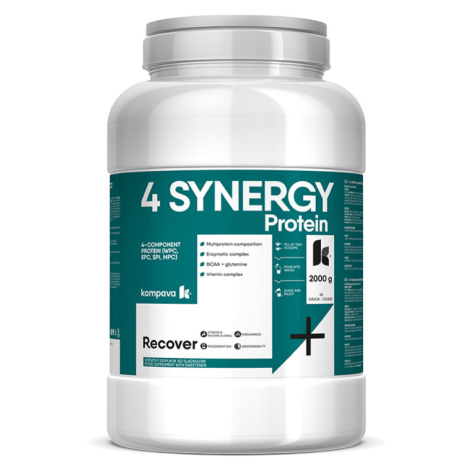 KOMPAVA VÍCESLOŽKOVÝ NOČNÍ PROTEIN4 SYNERGY Protein 2000g/66 porcí CaffeLatte