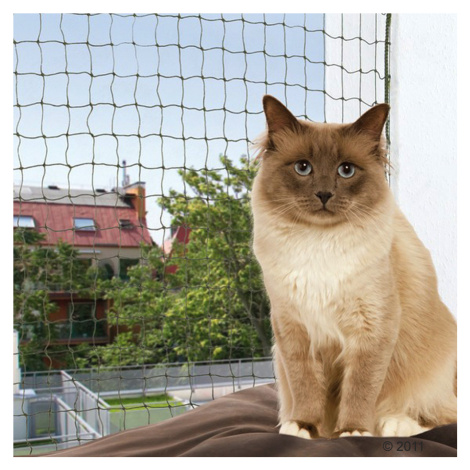 Trixie ochranná síť pro kočky - olivová, 4 x 3 m - 4 x 3 m