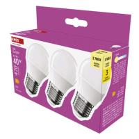 LED žárovka Classic Mini Globe / E27 / 4,2 W (40 W) / 470 lm / teplá bílá