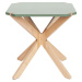 Mátově zelený odkládací stolek Leitmotiv Mister, 45 x 45 cm