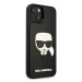 Karl Lagerfeld KLHCP14MKH3DBK hard silikonové pouzdro iPhone 14 PLUS 6.7" black 3D Rubber Karl`s