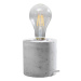 Stolní lampa SALGADO 1xE27/60W/230V beton