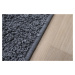 Vopi koberce Kusový koberec Color Shaggy šedý čtverec - 180x180 cm