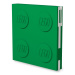 LEGO® Zápisník s gelovým perem jako klipem - zelený