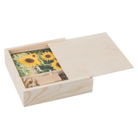 Dřevěná krabička na fotografie