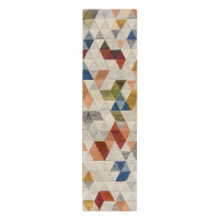 Flair Rugs koberce Běhoun Moda Amari Natural/Multi - 60x230 cm