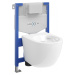 MEXEN/S WC předstěnová instalační sada Fenix XS-F s WC mísou Lena, bílá 6803322XX00