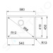 FRANKE Box Dřez BXX 210/110-54, 580x450 mm, nerez 127.0395.015