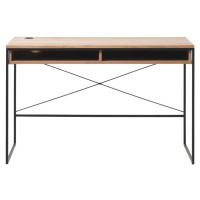 Pracovní stůl s deskou v dubovém dekoru 60x120 cm Rivoli – Unique Furniture