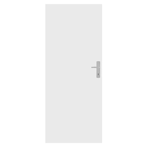 Bezpečnostní vchodové RC2 dveře Naturel Technické pravé 80 cm bílá B2BCPL80P