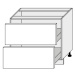 ArtExt Kuchyňská skříňka spodní, D2A/90 Quantum Barva korpusu: Bílá