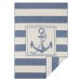 NORTHRUGS - Hanse Home koberce Kusový koberec Twin Supreme 104143 Blue/Cream – na ven i na doma 