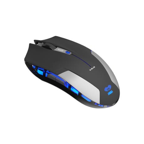 E-blue Myš Cobra Jr., 1750DPI, 2.4 [GHz], optická, 6tl., bezdrátová, černá, 2 ks AAA