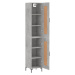 vidaXL Skříň highboard betonově šedá 34,5x34x180 cm kompozitní dřevo