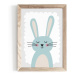 Zvířecí plakát s motivem králíka pro děti