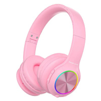 Sluchátka PowerLocus Wireless Headphones for kids PLED (pink)