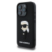 Zadní kryt Karl Lagerfeld 3D Rubber Ikonik pro Apple iPhone 16 Pro, black