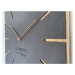 Flexistyle z119 - nástěnné hodiny s rozměrem 50 cm hnědé