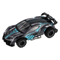 Auto RC sportovní 2,4 GHz, 20 cm, na baterie, šedo-tyrkysové