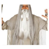 GUIRCA Šedé extra dlouhé vousy Gandalf