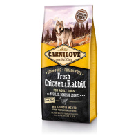Carnilove Dog Adult Fresh – kuře a králík, 12 kg