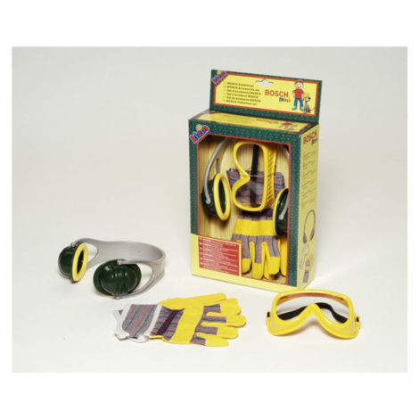 Dětské nářadí Bosch, set sluchátka rukavice brýle Klein 690919
