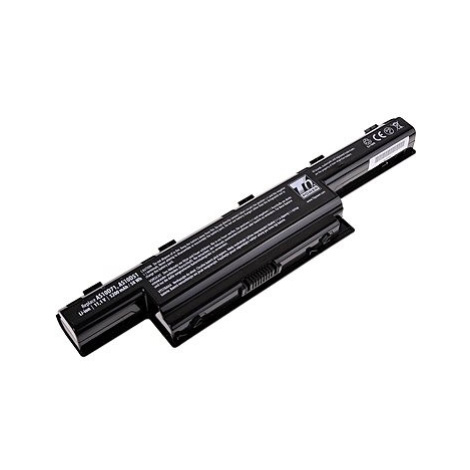 T6 Power pro Acer Aspire 5742ZG serie, Li-Ion, 11,1 V, 5200 mAh (58 Wh), černá