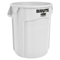Rubbermaid Univerzální kontejner BRUTE®, kulatý, objem 75 l, bílá