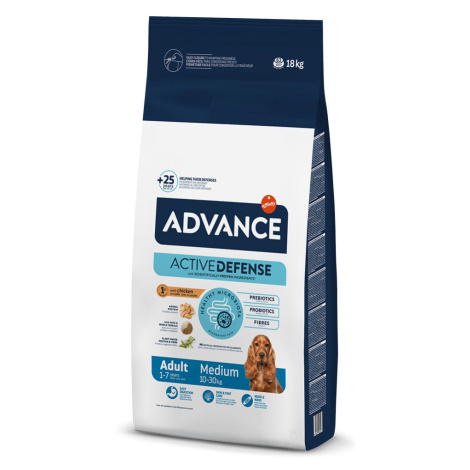 Advance granule, 15 + 3 kg zdarma / 12 + 2 kg zdarma - Medium Adult 18 kg Affinity Advance Veterinary Diets