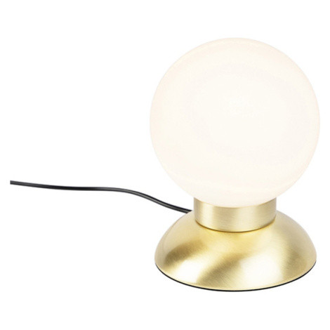 Designová stolní lampa zlatá stmívatelná včetně LED - Majestic TRIO