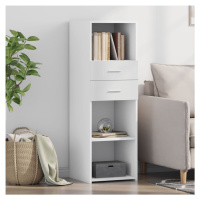 vidaXL Skříň highboard bílá 40 x 42,5 x 124 cm kompozitní dřevo