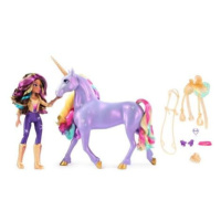 UNICORN ACADEMY SVĚTELNÝ JEDNOROŽEC WILDSTAR S PANENKOU SOPHIA 24cm